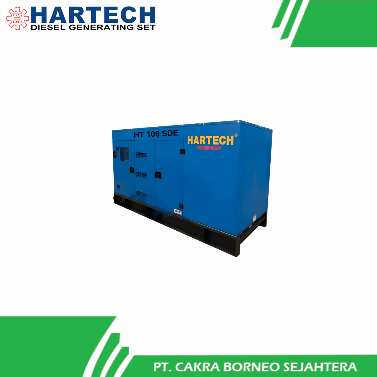 Generator Silent HT 100 SDE HARTECH HTG 274C - Termasuk Pemasangan