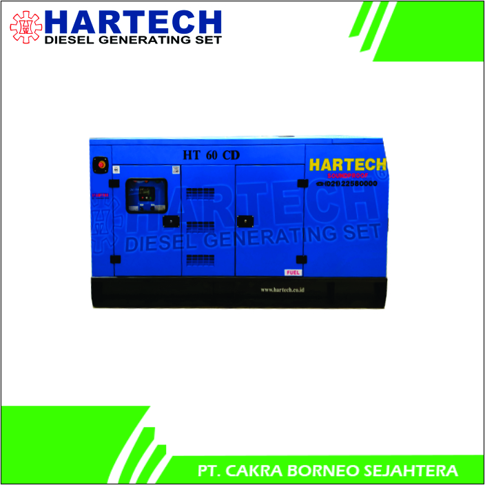 Generator Silent HT 60 CD HARTECH HTG 224 E - Termasuk Pemasangan